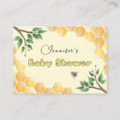 RSVP Online Weefselwebsite Baby shower Enclos Informatiekaartje (Achterkant)