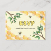 RSVP Online Weefselwebsite Baby shower Enclos Informatiekaartje (Voorkant)