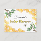 RSVP Online Weefselwebsite Baby shower Enclos Informatiekaartje (Achterkant)