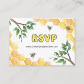 RSVP Online Weefselwebsite Baby shower Enclos Informatiekaartje (Voorkant)