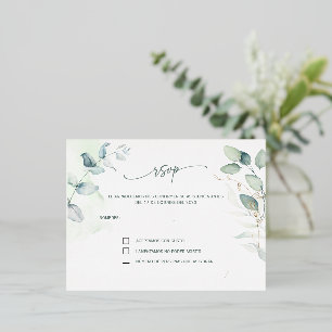 RSVP op Spaanse huwelijksaankondiging per post Folie Feestdagen Briefkaart