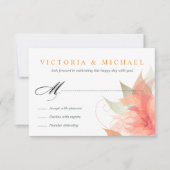 RSVP - Orange Ice Witte Bruiloft 2 (Voorkant)