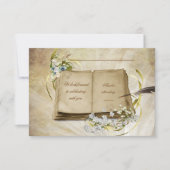 RSVP - Oud bruiloft Boek (Voorkant)