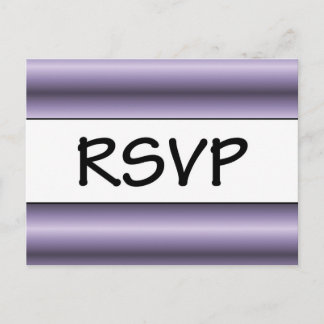 RSVP PAARSE UITNODIGING BRIEFKAART