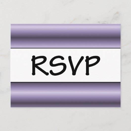 RSVP PAARSE UITNODIGING BRIEFKAART (Voorkant)