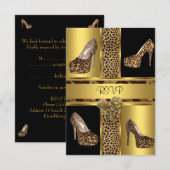RSVP Party Hi Hiel Shoes Leopard Gold (Voorkant / Achterkant)