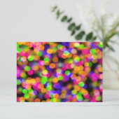 RSVP-patroon voor helder en mousserend licht RSVP Kaartje (Staand voorkant)