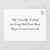 RSVP Polka Dot Mint Groen & Wit Trouwen - Menu (Achterkant)