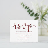 RSVP Post-Kaart Briefkaart (Staand voorkant)