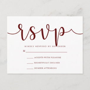 RSVP Post-Kaart Briefkaart