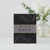 RSVP Post-Kaart Uitnodiging Briefkaart (Staand voorkant)