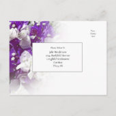 RSVP Postcard Response to Wedding Invite Briefkaart (Achterkant)