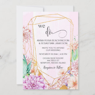 *~* RSVP QR AR15 Floral WE DOEN Geometrische bruil Kaart