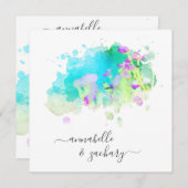 *~* RSVP QR Cherub Bird AR15 BLOEMENHUWELIJK Kaart (Voorkant / Achterkant)