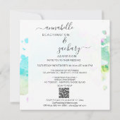 *~* RSVP QR Cherub Bird AR15 BLOEMENHUWELIJK Kaart (Achterkant)