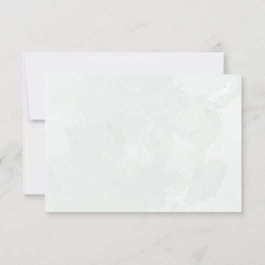 RSVP QR Code Eucalyptus Greenery Wedding (Achterkant)