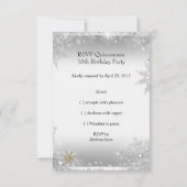 RSVP Quinceanera 15 Zilver Wit Goud Elite (Achterkant)