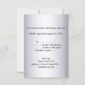 RSVP Quinceanera Roze Zilveren Tiara Eiffeltoren (Achterkant)