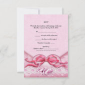 RSVP Quinceanera Witte Roze Zwanen Tiara Hart (Achterkant)