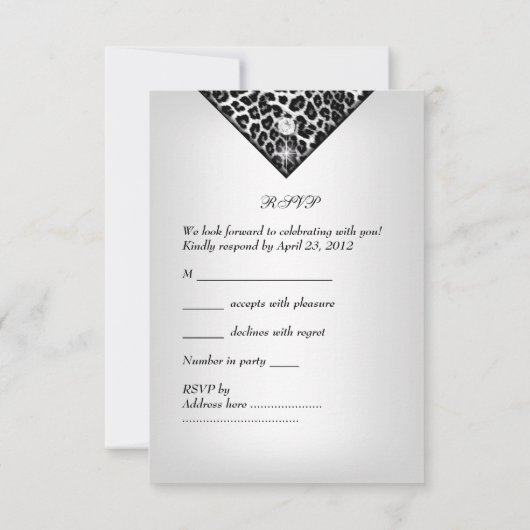 RSVP Reactie Leopard White Diamond Black (Achterkant)