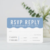 RSVP REACTIE modern vet schattig golf blauw (Staand voorkant)