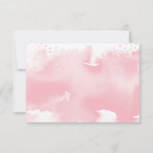 RSVP REACTIE Moderne waterverf blush roze (Achterkant)