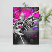 RSVP Reactie Partij Mask Zilver Roze 2 (Staand voorkant)