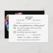 RSVP. Reactie RSVP Kaartje (Voorkant / Achterkant)