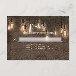 RSVP Reactie Stedelijke Industriële Edison Lights