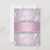 RSVP Reactie Zebra Pink White Silver (Voorkant)