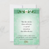 RSVP-reactiekaart Iers thema RSVP Kaartje (Achterkant)