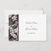 RSVP, reactiekaart, platenbloemen RSVP Kaartje (Achterkant)