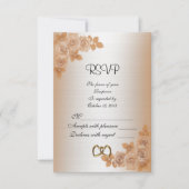 RSVP-reactiekaart rozen RSVP Kaartje (Voorkant)