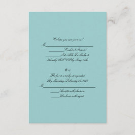 RSVP-reactiekaart RSVP Kaartje