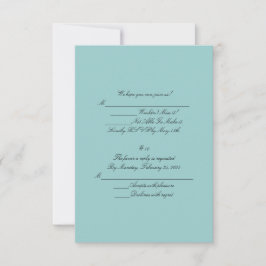 RSVP-reactiekaart RSVP Kaartje