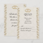 RSVP-reactiekaart traditioneel RSVP Kaartje (Voorkant / Achterkant)