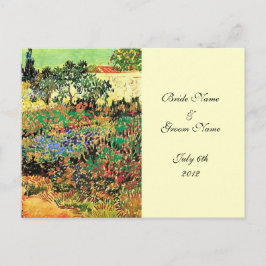 RSVP, reactiekaart, van Gogh Uitnodiging Briefkaart