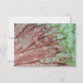 RSVP-reactiekaart voor bruiloft — liefdePinks & La RSVP Kaartje (Achterkant)