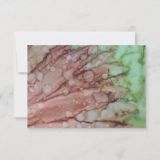 RSVP-reactiekaart voor bruiloft — liefdePinks & La RSVP Kaartje (Achterkant)