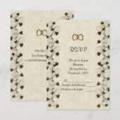 RSVP-reactiekaart voor siervissen RSVP Kaartje (Voorkant / Achterkant)