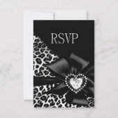 RSVP Reageer op elke partij Leopard Black Silver (Voorkant)