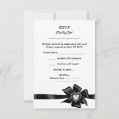 RSVP Reageer op elke partij Leopard Black Silver (Achterkant)
