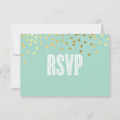 RSVP REAGEER schattige gouden folie confetti paste (Achterkant)