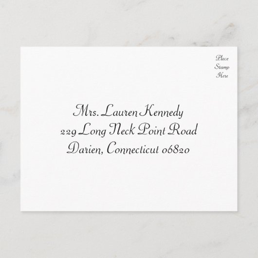 RSVP Red en White Love Hearts Weddenschap/Party Ca Uitnodiging Briefkaart (Achterkant)