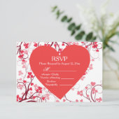 RSVP Red Hearts (Staand voorkant)