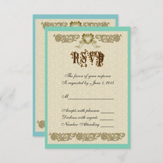 RSVP Renaissance-cupido’s (Voorkant / Achterkant)