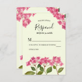 RSVP Respond Waterverf Roze Hydrangea Lacecaps (Voorkant / Achterkant)