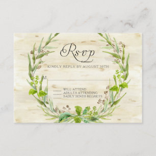 RSVP Respons BOHO Rustic Forest Leaf Seeds Wreater