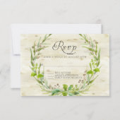 RSVP Respons BOHO Rustic Forest Leaf Seeds Wreater (Voorkant)