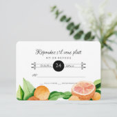 RSVP Respons Citrus Oranje Kumquat Lemon Simple (Staand voorkant)